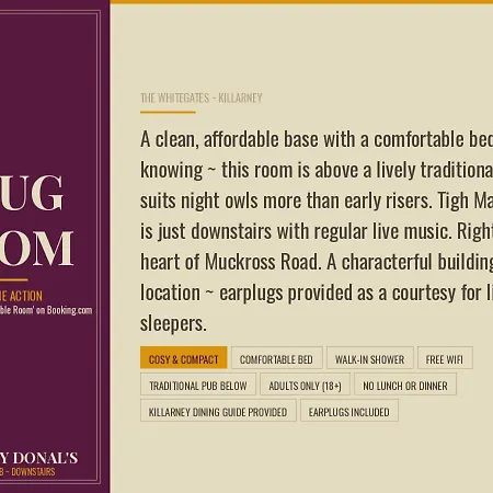 Hotel Tigh Mary Donals Bar & Rooms At Whitegates *