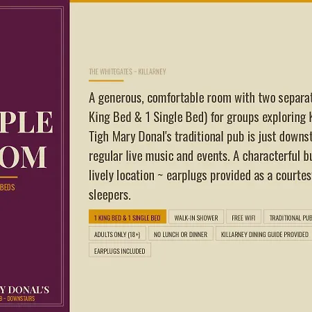 Tigh Mary Donals Bar & Rooms At Whitegates Hotel *